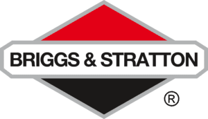 A red, black and white logo for eggs & strat.